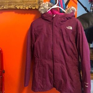 Northface girls coat excellent condition
